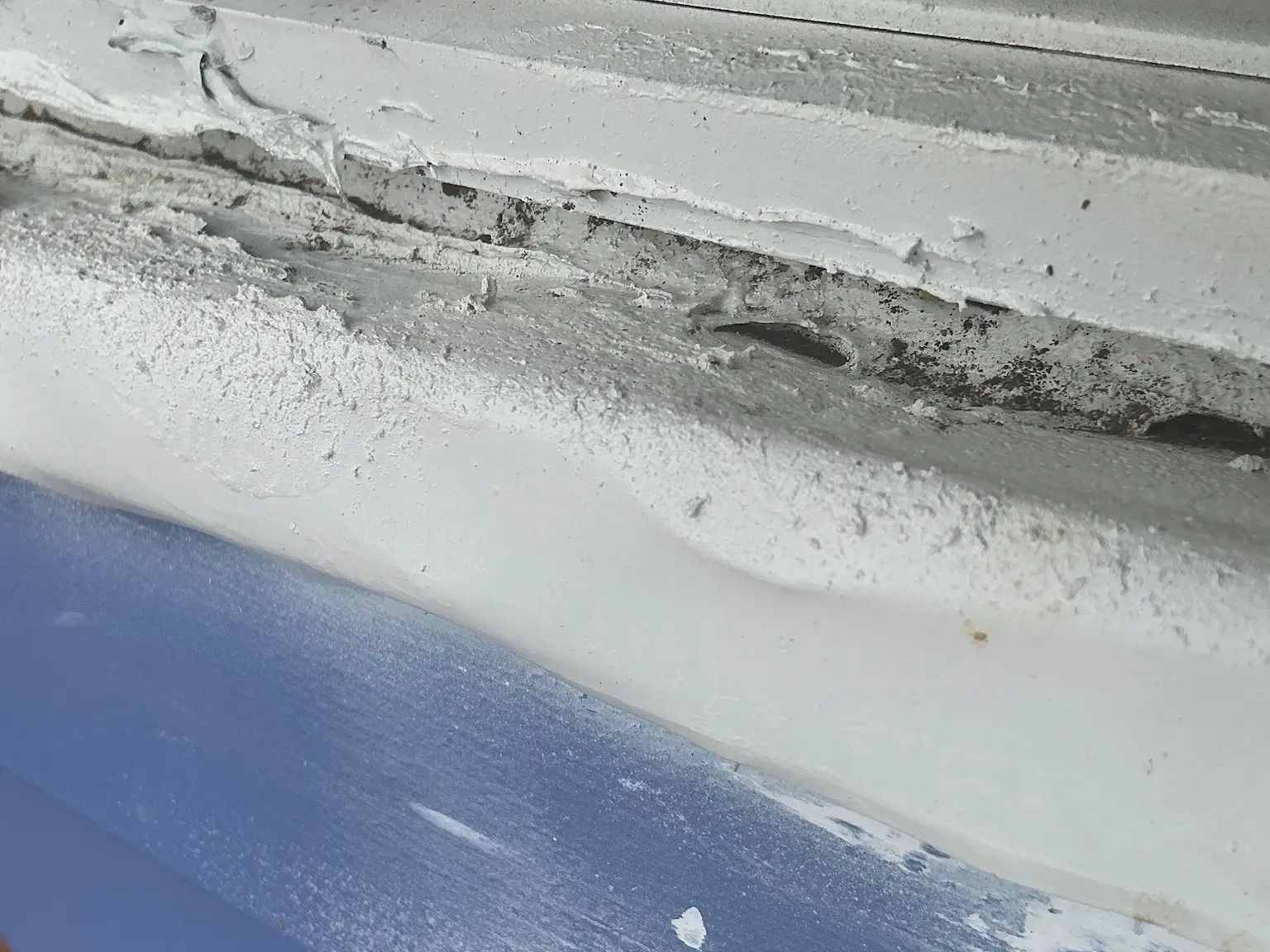 Mold found on a surface during an inspection in Brookfield.