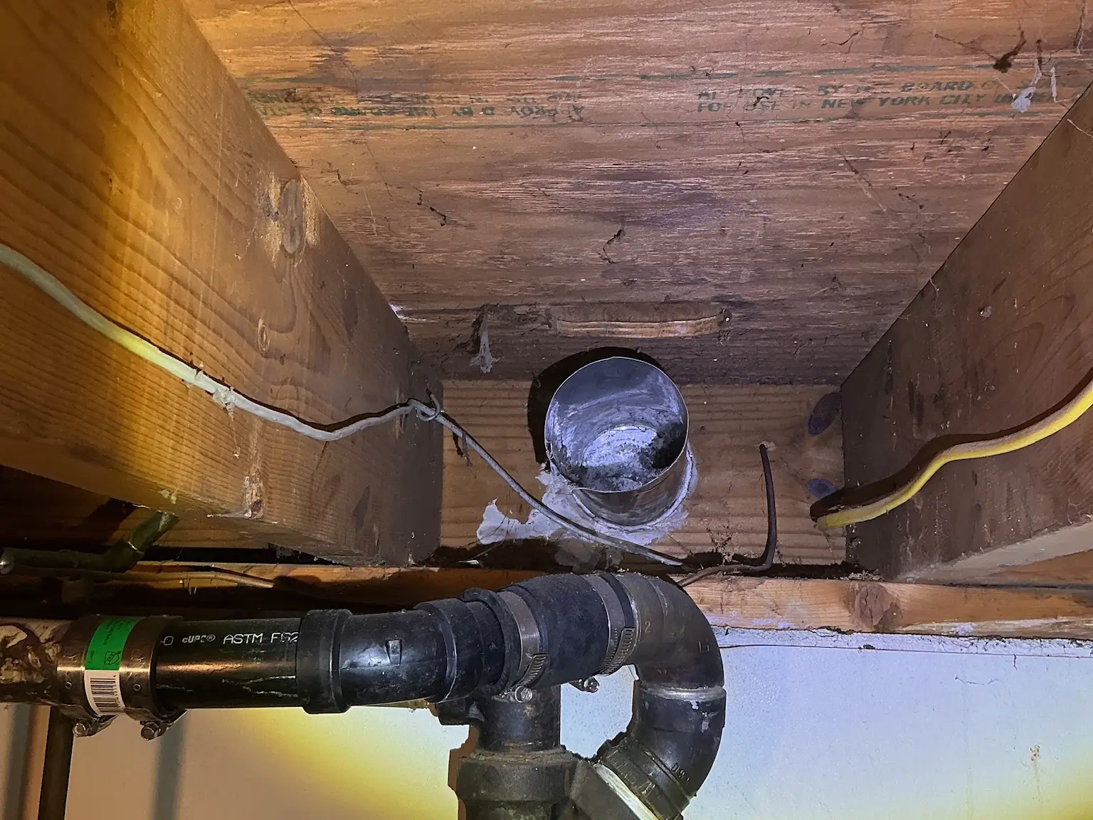 Mold found during a commercial mold inspection in Cuyahoga Falls.